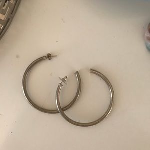 Silver Sheila Fajl hoop earrings